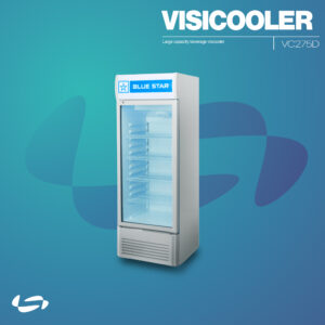 blue star vc275d large capacity beverage visicooler