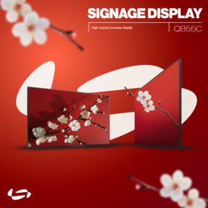 samsung qb55c 55 inch crystal uhd business signage display