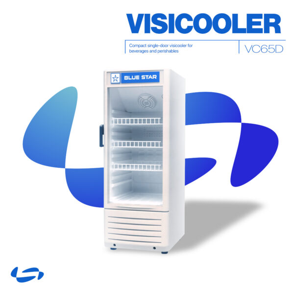 Blue Star VC125D Energy-Efficient Single Door Visicooler