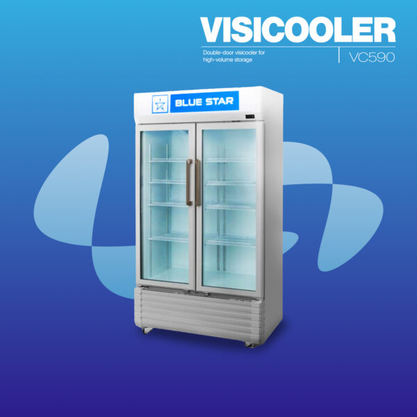 Blue Star VC590D Double Door High-Volume Visicooler
