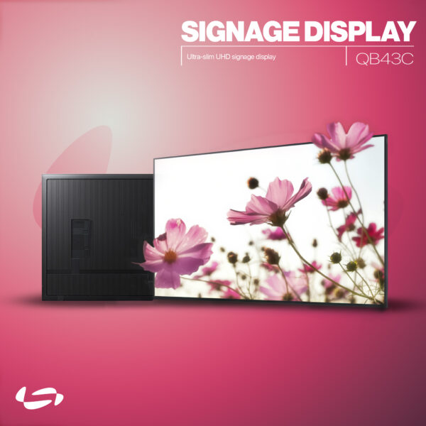 Samsung QB43C 43-Inch Crystal UHD Professional Signage Display