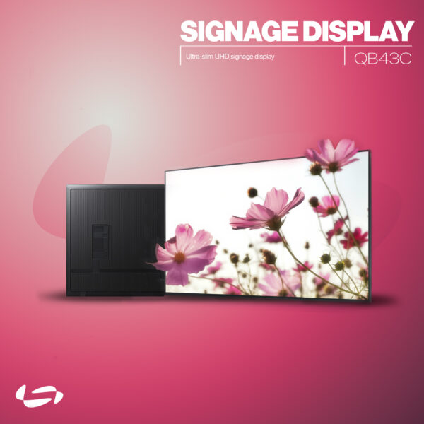 Samsung QB43C 43-Inch Crystal UHD Professional Signage Display