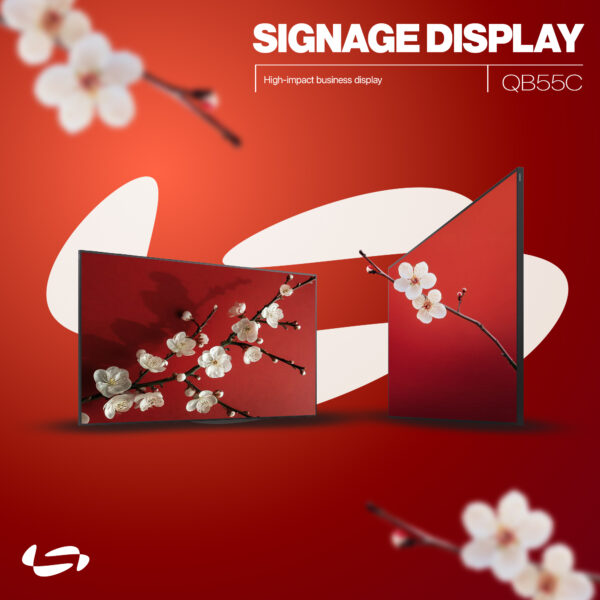 Samsung QB55C 55-Inch Crystal UHD Business Signage Display